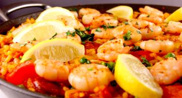 Chicken, Chorizo and King Prawn Paella