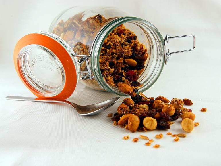 Hazelnut and Almond Granola